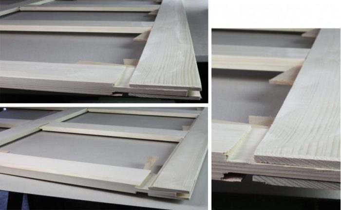 CHASSIS TENON MORTAISE ET FEUILLURE