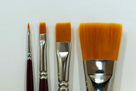 Brosse Synthétique Plate Réf. 18